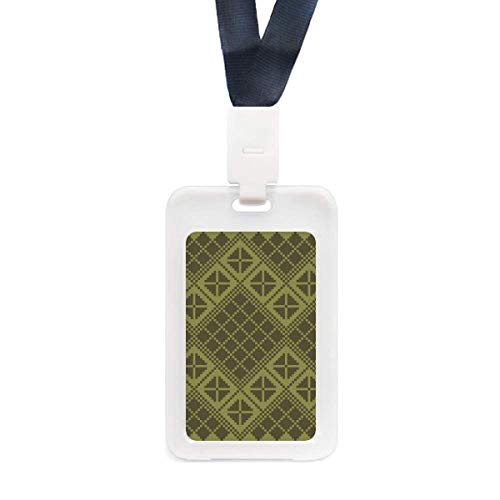Funda protectora transparente para tarjetas de crédito, diseño de rombos verdes