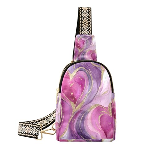 Hearts Marble Golden Style coque tendance marbre et or pour téléphone portable