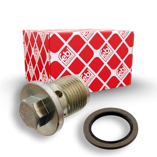 febi bilstein 48882 Oil Drain Plug with seal ring, 1 unit