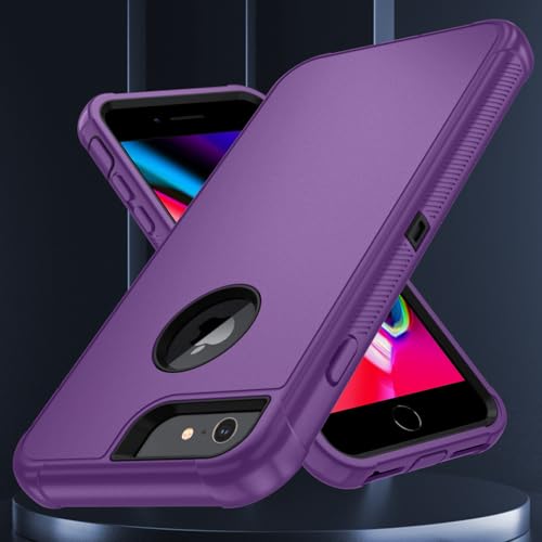 Coque iPhone 6 robuste antichoc violette protection intégrale écran 4.7 pouces - 5