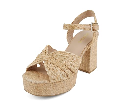 Soda “Teacup” ~ Women Square Toe X-Band High Heel Platform Sandal2
