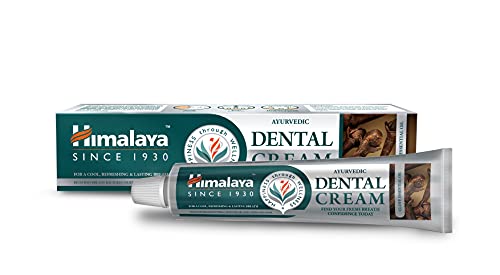 Himalaya Ayurvedic Dental Cream with Essential clove Oil |Prevents cavities, tooth decay Natural Anti-Odour Agent for bad breath| Formulated by dental experts...