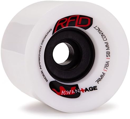 RAD Advantage Longboard Wheels 74mm 78a