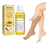 Yellow Peeling Oil, Super Strength Yellow Peeling Oil Exfoliating Dark Skin for Body, Exfoliating Pe