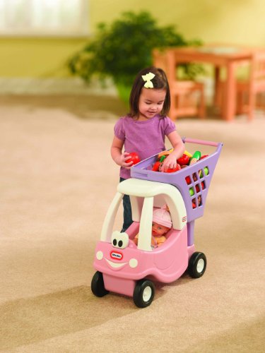 little tikes pink trolley