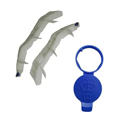 MY IND Car Accessories For(Chevrolet Beat Car) Rear BACK, Bumper Bracket(1 Pair Left Right Side For Rear) & Windscreen Washer Bottle Cap [Combo pack 2 items]