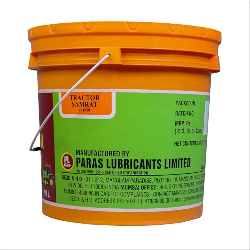 Image of PALCO Tractor Samrat 20W50 | CF Multigrade Robust Diesel Engine Oils for Tractor Engines |Compatible With Escorts, FORD, Eicher | Ideal For Heavy Duty | Increased oil drain interval | 10 Litres