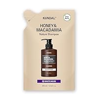 Amazon | 【KUNDAL/クンダル】シャンプー (400ml・詰め替え) #ホワイト