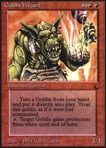 Big Sale Magic: the Gathering - Goblin Wizard - The Dark