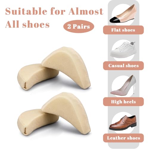 Inserciones para dedos de zapatos, espuma, 2 pares beige miniatura 4
