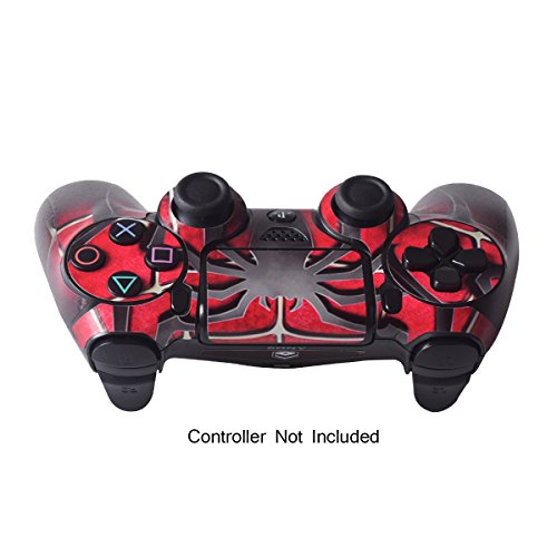 Gamexcel Skins Compatible With Ps4 Controller - Stickers Compatible With Playstation Dualshock 4 - Decals Cover Skin Accessories Compatible With Ps4 Slim Controllers - Widow Spider #TOP5