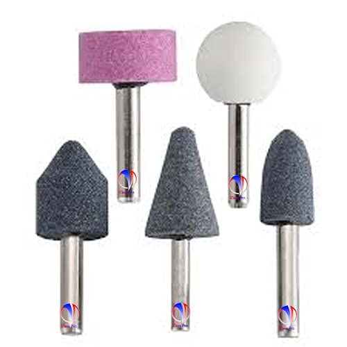 Sponsored Ad - 5Pcs Mounted Stone Rotary Tool Grinding Wheels Bit Set(1/4" (6mm) Rotary Tool) - Versatile Abrasive Accessories for Metal and Jewelry Polishing, Rust Removal, and Surface Finishing