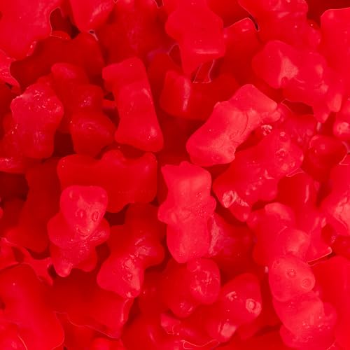 Image of 5 lb Bulk Gummy Candy Mix - Gummy Bears, Sour Gummy Worms, Cinnamon Gummy Bears & Peach Rings Bulk - Assorted Gummies Fruit Snacks for Parties, Candy Buffets, Bulk Snacks & Gifting