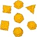 Produktbild DND Käsewürfel, 3D-gedruckt, 7-teiliges polyedrisches Würfel-Set, ideal für Dungeons and Dragons, Pathfinder, Tisch-RPG, MTG-Spiel (DD04)