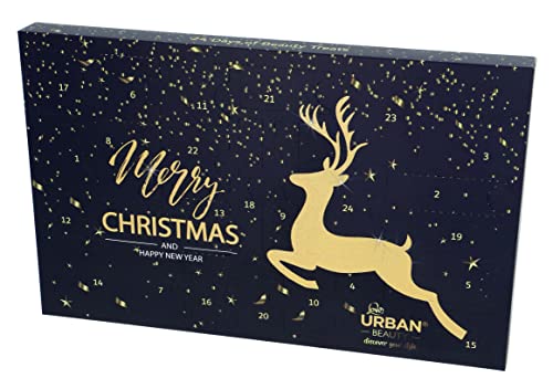 Love Urban Beauty Calendario de Adviento de Belleza de 24 Días – Kit de Regalo de Cosméticos para Ellas – con Maquillaje Profesional