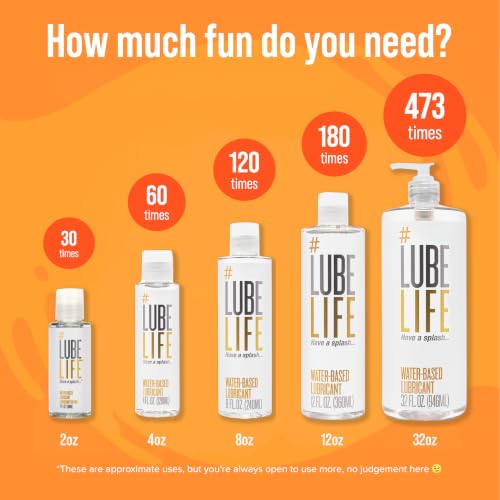 Image of LUBELIFE Water Based Lube Personal Lubricant for Men Women Travel, 2 fl oz