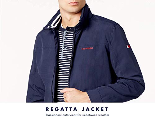 Image of Tommy Hilfiger Men's Lightweight Waterproof Regatta Bomber Jacket