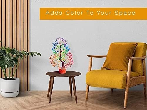 Vista 9 de Asra Crystal Black Tourmaline Crystals, Gem Tree Stones - Spiritual Gemstones - Black Tourmaline Decor, Good Luck Gems, Feng Shui Tree, Crystal