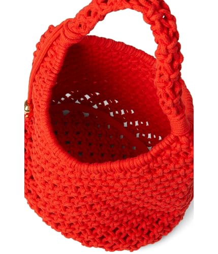 Madewell Large Rope Pouchette, Bright Flame3