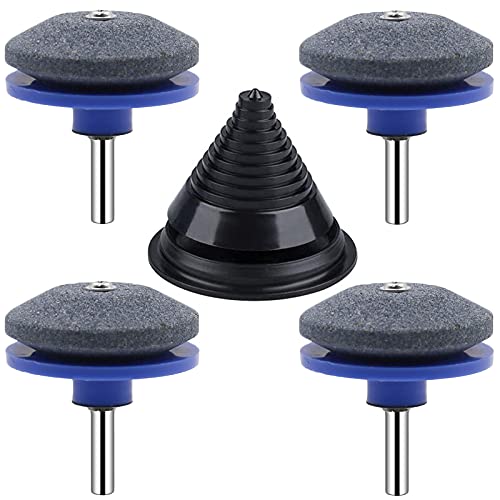Afilador de Cortacésped Universal Afilador de Cortacésped Equilibrador Afilador de Cortacésped Taladro Eléctrico Taladro Para Rectificar y Equilibrar Cortadoras de Césped Herramientas de Jardinería