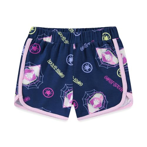 Image of Marvel Spider-Gwen Ghost Spider Girls Short Sleeve T-Shirt and Shorts Set for Big Kids