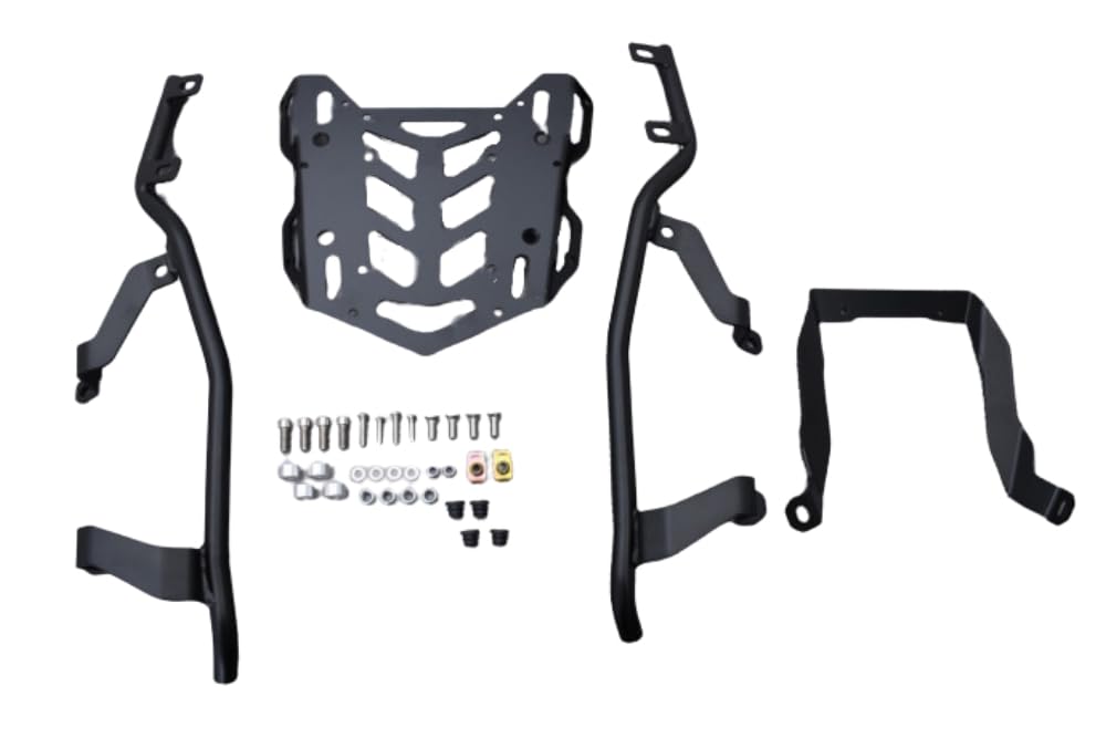 aVDB-moto Supporto Bauletto/Portapacchi Compatibile con YAMAHA YZF R3 YZF-R3 2016-2018, MT03 320 MT-03 2016-2019, YZF R3 RH12 YZF-R3 2019-2024, MT03 320 MT-03 RH12 2020-2024 (Acciaio)