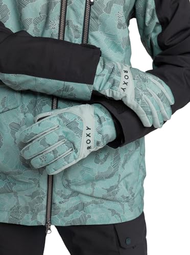 Guantes Roxy Jetty acolchados térmicos con bufanda ligera ajustable para snowboard 2