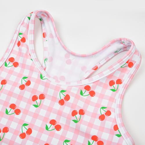 Image of Uhnice Girls Swimsuit Two Piece Tankini Swimwear with Boyshort