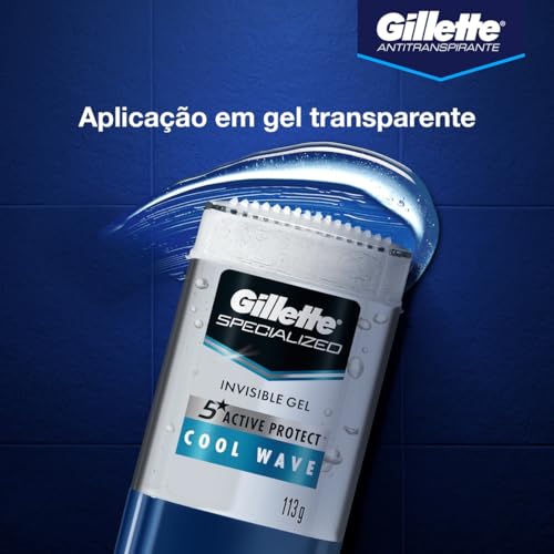 Gel Antitranspirante Gillette Cool Wave 113g glide