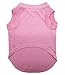 Petitebella Plain Cotton Light Pink Puppy Dog Shirt (Light Pink, Medium)