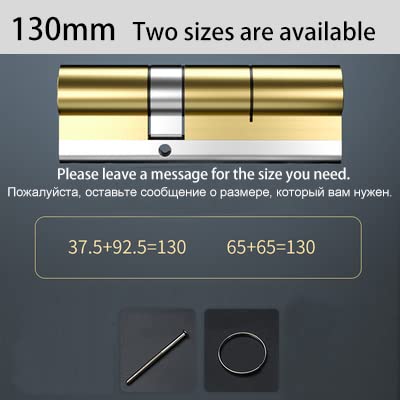 Wkładka bębenkowa. Styl z 10 kluczami Zamienny zamek bębenkowy klasy C. Zamek bębenkowy do drzwi wejściowych(130mm)