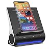 Azpen Schnelles kabelloses Ladegerät, Bluetooth Premium-Lautsprecher, Dockingstation mit integriertem Mikrofon…