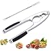 Produktbild Tuofang Nutcracker Nussknacker, walnüsse Nussknacker Haselnuss, Metall Walnussknacker mit Rutschfestem Griff, Edelstahl Gabeln, Walnüsse Nussöffner, für Pecan Walnut Mandeln Haselnüsse Pistazien