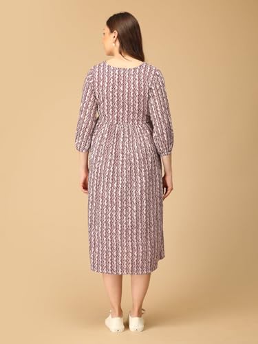 Image of The Mom Store Maternity and Nursing Sleeveless Dress for Women | Casual Dress | Pre and Post Pregnancy Wear | Printed Stylish Dress for New Mom | Trendy Dresses for Women's