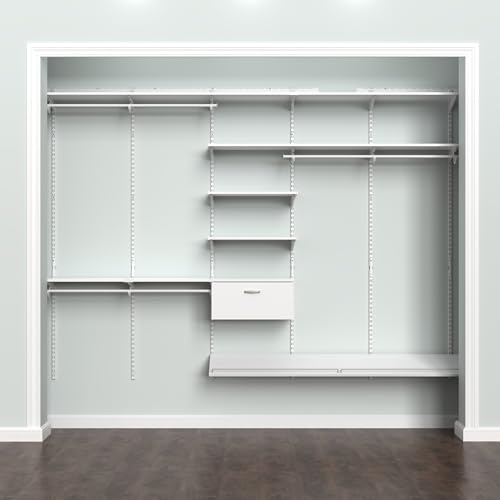 Closetmaid ShelfTrack Wood Drawer Add-On Accessory for Closet Organizer, 10.83" H x 22.65" W x 15.54" D, White by ClosetMaid - Image 5