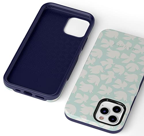 Casely Iphone 12 Pro Max Case | Love Birds | White Doves Case | Compatible With Magsafe #TOP4