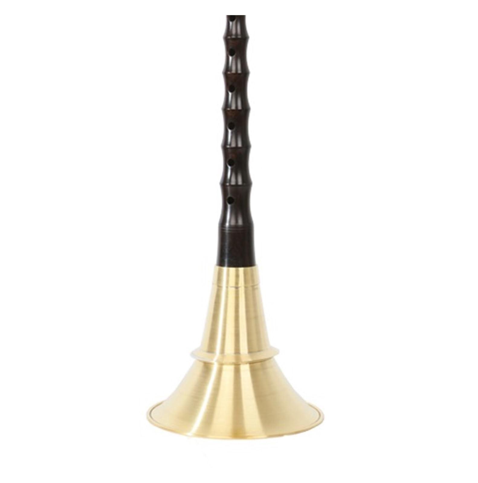 Professionelles Suona-Musikinstrument Suona-Mahagoni-Ebenholz-Aluminiumstab, Unregelmäßige Melodie, Suona-Musikinstrument (Color : Ebony)