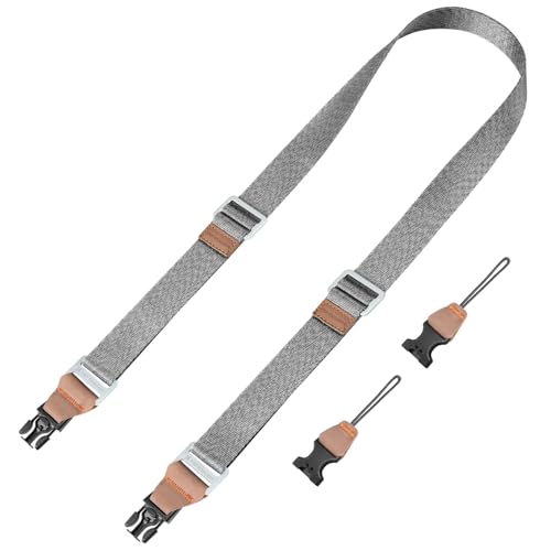 K&F CONCEPT Kamera-Schultergurt für Fotografen, professioneller Kamera-Umhängegurt, Umhängetaschen Belt Strap kompatibel mit Sony Canon Nikon Fuji-Kamera, andere DSLR-Spiegelreflexkameras