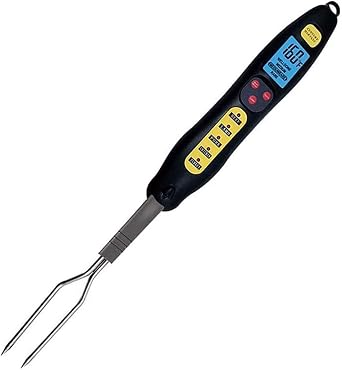 Digital BBQ Meat Thermometer,Fast & Precise Food with Backlight, Calibration, for Deep Fry