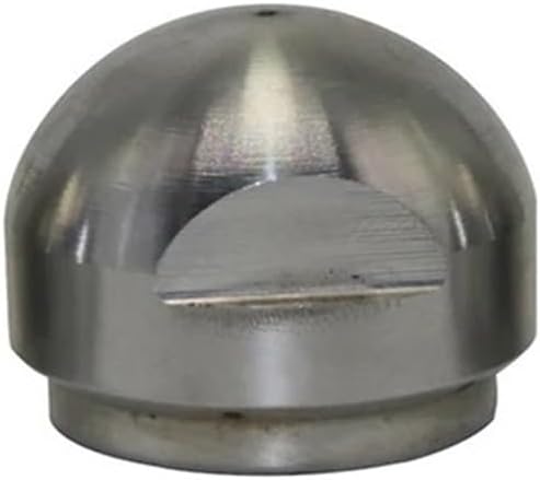 Arionyx Stainless Steel High-Pressure Nozzle Cleaning and Dredging Machine Small Car Washing Machine Accessories Dredging Sewage Holes(Front 0 Back 4 Holes,3 8)