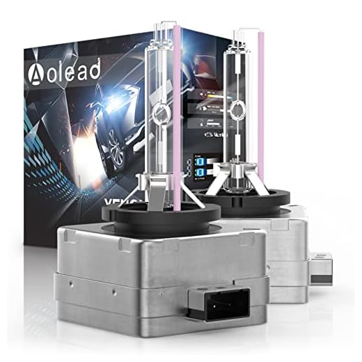 D1S Xenón Bombilla Auto HID Lámpara 35W 10000K, Paquete de 2