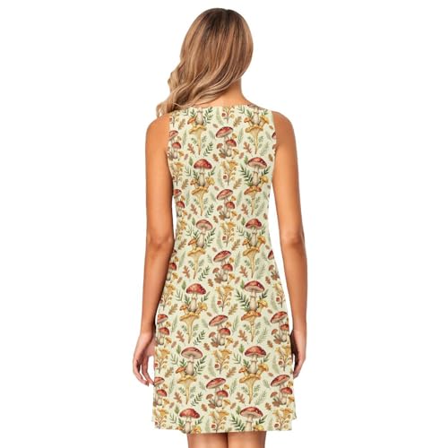 Robe d'été douce et ample résolvant le manque de poches