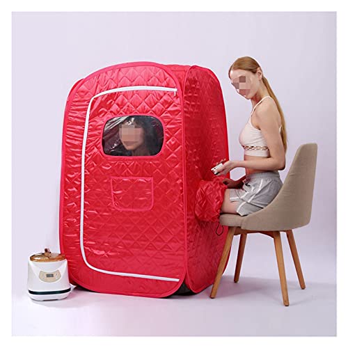 Infrared Home Spa Sauna Portable Steam Sauna New Steam Generator 2.8L 1500W For Sauna SPA larger TentLose Weight Detox Therapy Steam Fold Sauna Cabin Body Fitness Machine (Color : Brown)