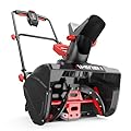 AMERISUN 18-Inch Electric Snow Blower, 15-Amp Corded Snow Thrower 2200 RPM, 30 FT Snow Throw Distance, Lightweight Winter Snow Removal Machine for Patio, Walkways & Small Yards