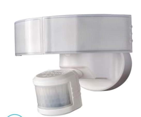 2050 Lumen 180-Degree LED Motion Activated White Outdoor Security Flood Light