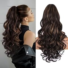 Dark Brown with Honey Blonde Highlights