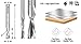 Amana Tool HSS1655 Double Flute Spiral Router Bits Metal Aluminum Cutting 1/4 D x 1 x 1/4 Inch Shank Down-Cut Router Bit High Speed Steel