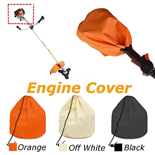 Chuancheng 4pcs Lawn Mower Trimmer Engine Dustproof Waterproof Cover Bags fit for Stihl Echo Weed Eater Edger Pole Saw (Black) - Thumbnail 2