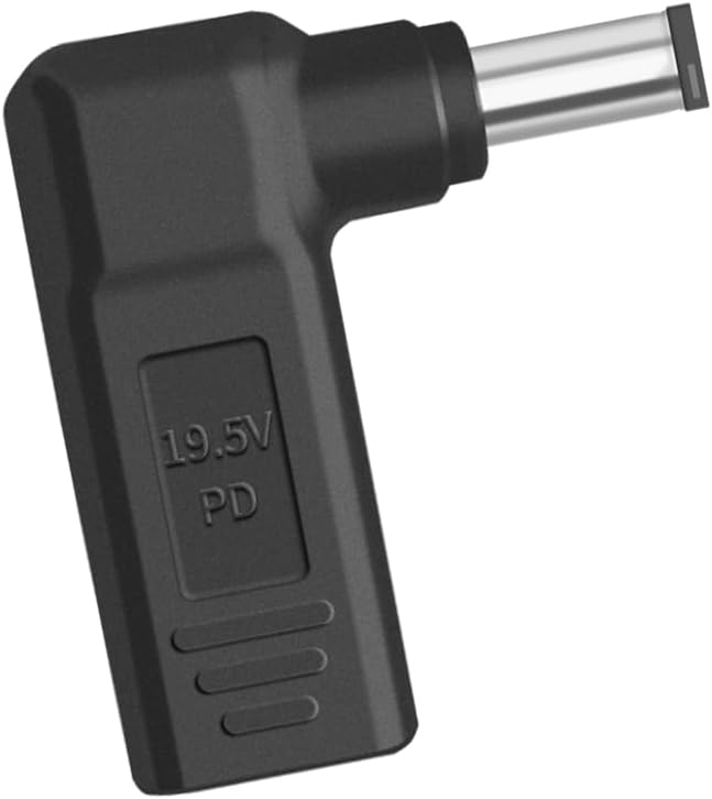 100W DC 7.4mm X 5.0mm Female Input to USB C Adapter, 7.4×5.0mm to USB C 19.5V Adapter Made for Dell Inspiron Latitude Series