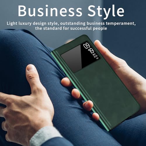 Coque magnétique Xiaomi Mix Fold 2 antichoc avec support en cuir rigide - 7